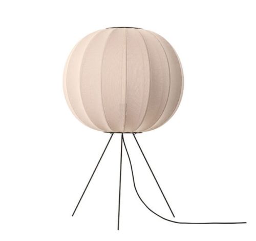 Made By Hand Knit-Wit Round Floor Medium Ø: 60 cm - Sand Stone