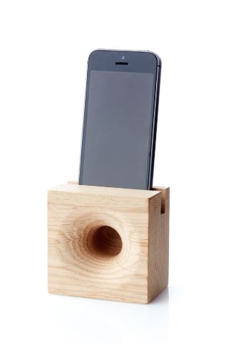 We Do Wood Sono Ambra Telefon 8x8 cm – Weiß geseifte Eiche
