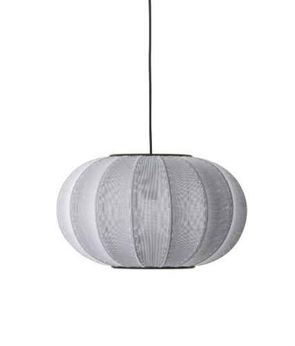 Made By Hand Knit-Wit Oval Pendant Ø: 45 cm - Silver
