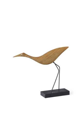 Warm Nordic Beak Bird Low Heron 19x20,5 cm - Olieret Eg
