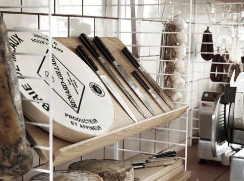 String Furniture Zeitschriftenregal Massiv B: 78 cm – Eiche