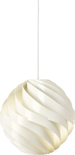 GUBI Turbo Pendelleuchte Ø: 36 cm - Alabasterweiß glänzend