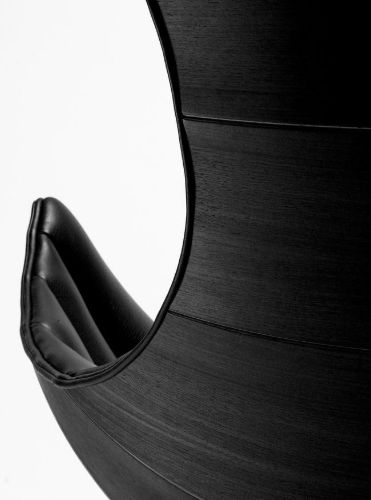 Bruunmunch The Lobster Chair SH: 39 cm - Schwarze Eiche / Schwarz