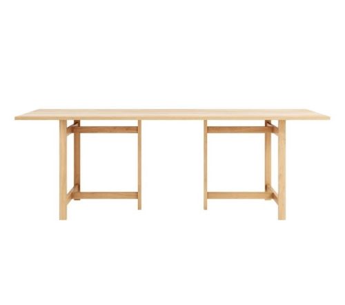 Moebe T-Frame Dining Table 220x90 cm - Oak