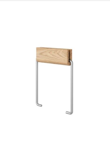 Moebe Toilet Roll Holder H: 14 cm - Oak/Steel