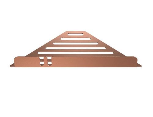 FROST NOVA2 Sæbehylde 9 Hjørne 14,5x27,7cm - Børstet Kobber