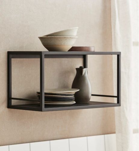 Nordal FLINT Regal L: 40 cm - Schwarz