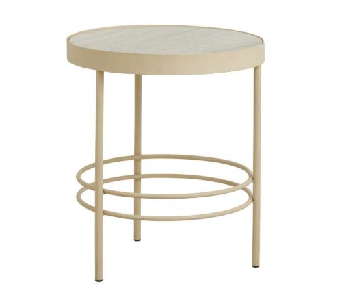 Nordal JUNGO Rundt Sidebord Ø: 50 cm - Sand