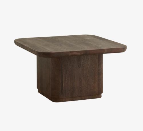 Nordal TOKE Couchtisch 70x70 cm - Dunkelbraun