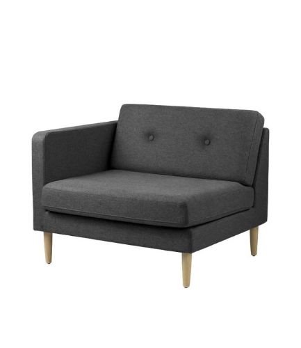 FDB Møbler L42 Firhøj Linkes Sofamodul B: 92 cm – Dunkelgrau
