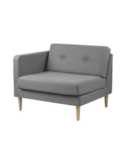 FDB Møbler L42 Firhøj Linkes Sofamodul B: 92 cm – Grau
