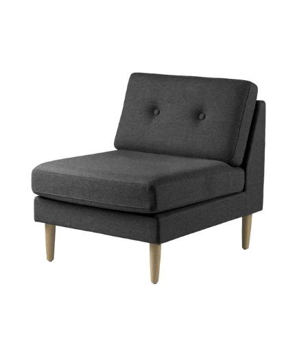 FDB Møbler L42 Firhøj Mid Sofa Modul B: 70 cm – Dunkelgrau