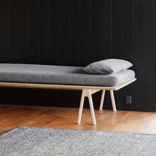 Woud Level Daybed L: 190 cm – Grau/Eiche