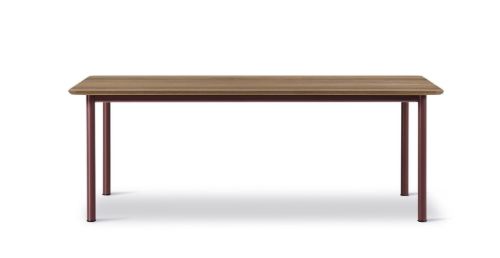 Fredericia Furniture 6631 Plan Bord 200x100 cm - Røget Eg/Bordeaux