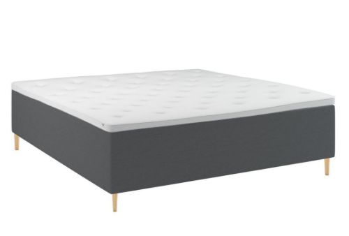 GOD NAT Odin Boxmadras 210x210 cm - Møbeltekstil/Antracit VARESÆT