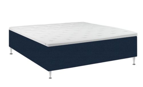 GOD NAT Odin Boxmadras 210x210 cm - Møbeltekstil/Blå VARESÆT