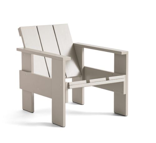 HAY Crate Lounge Chair SH: 32 cm - London Fog OUTLET