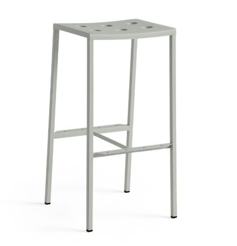 HAY Balcony Bar Stool High H: 75 cm - Desert Green