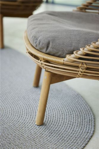 Cane-line Outdoor Hive Loungesessel inkl. Hynder – Natürliches Teakholz/Taupe