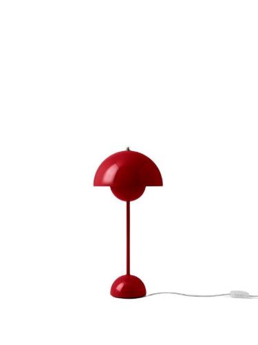 &Tradition Flowerpot VP3 Bordlampe H: 50 cm - Vermilion Red