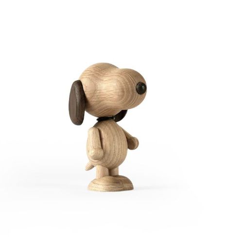 Boyhood Peanuts X Snoopy Small H: 14 cm - Oak / Smoked Stained Oak