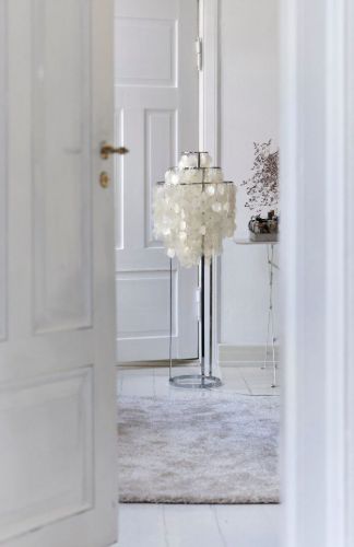 Verpan Fun 1 STM Stehleuchte H: 120 cm - Chrom/Perle