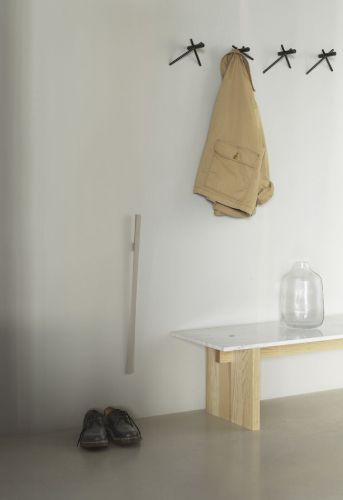 Normann Copenhagen Schuhanzieher lang H: 71,3 cm – warmes Grau