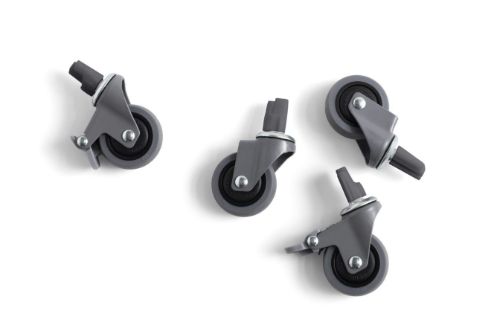 HAY Colour Crate Wheels Set of 4 Medium - Grey