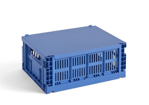 HAY Color Crate Lid Medium – Electric Blue