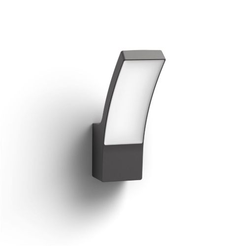 PHILIPS Splay Væglampe H: 24 cm - Antracitgrå/Aluminium