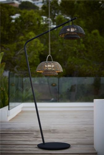 Cane-line Outdoor Illusion Hängelampe H: 25 cm - Taupe