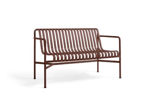 HAY Palissade Dining Bench L: 128 cm - Iron Red