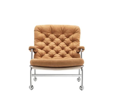 DUX Karin 73 Sessel SH: 41 cm – Havanna/Leder