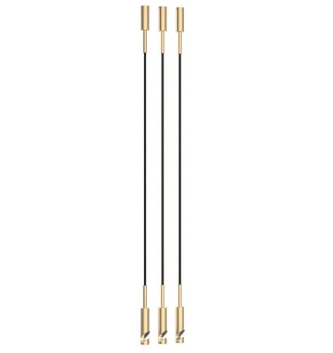 FROST SIGNATURES Tragehaken 3er-Pack H: 140 cm – Gebürstetes Gold