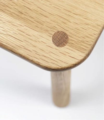 FDB Furniture J181 Sønderup Hocker H: 25 cm – Eiche