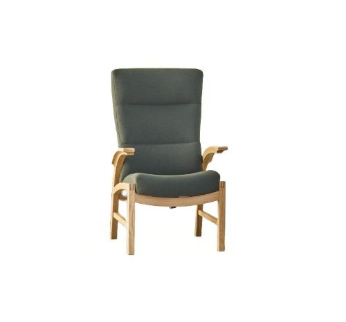 Farstrup Cantate 6000 Lænestol SH: 38 cm - Eg/Støvet Grøn