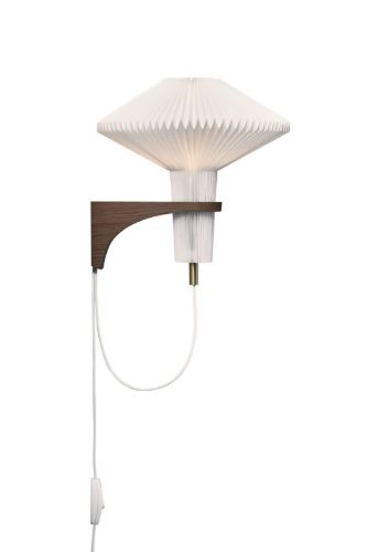 Le Klint 204 Væglampe The Mushroom H: 24 cm - Røget Eg