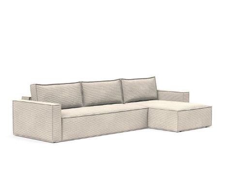 Innovation Living Newilla Sofa Bed With Lounger 594 L: 337 cm - Ivory