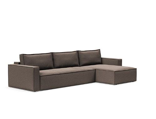 Innovation Living Newilla Sofa Bed With Lounger 530 L: 337 cm - Taupe