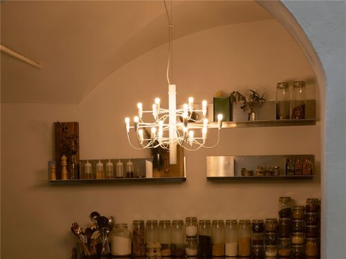 FLOS 2097/18 Kronleuchter LED Ø: 70 cm - Weiß