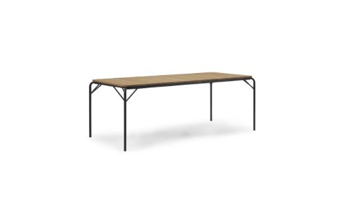 Normann Copenhagen Outdoor Vig Robinie Tisch 90x200 cm - Sort