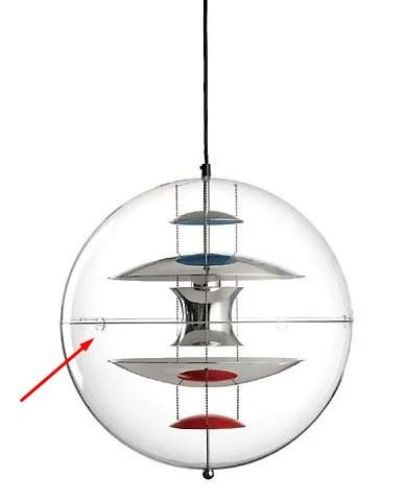 Verpan Zunge für den Globus - 1 Stk