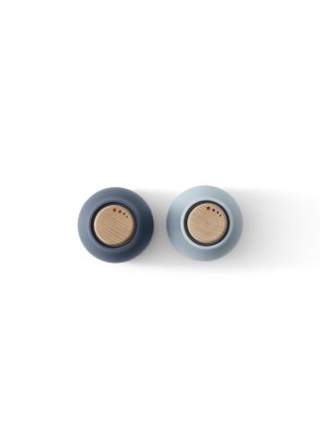 Audo Copenhagen Bottle Grinder Small 2er-Pack H: 11,5 cm – Blau/Buche
