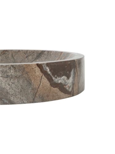 Ferm Living Scape Schüssel Ø: 30 cm – Brauner Marmor