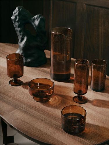 Ferm Living Oli Dessertbecher Ø: 10 cm – Bernstein