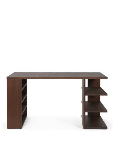 Ferm Living Edre Schreibtisch 137x65 cm - Dunkel gebeizte Kiefer