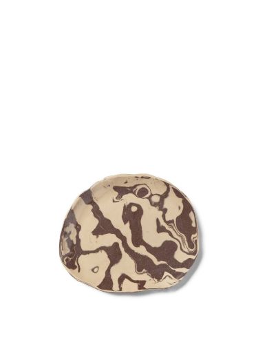Ferm Living Ryu Platte B: 26 cm – Sand/Braun
