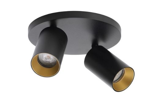 ANTIDARK SpotOn Circle2 Wand-/Deckenleuchte Ø: 20 cm - Schwarz