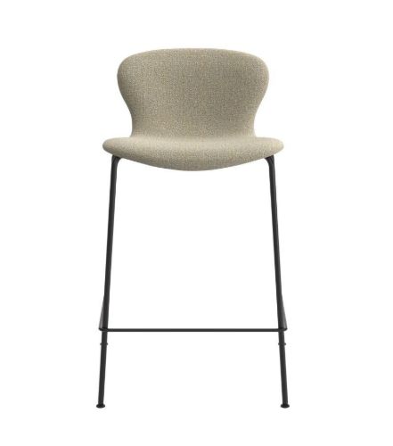 Bruunmunch PLAYchair Counter LowBack Fully Upholstered  - Boucle Crush 50/Black
