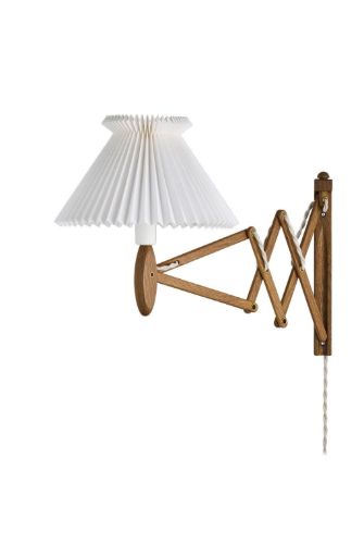 Le Klint SAX Wall Lamp Anniversary Edition D: 60 cm - Smoked Oak/Brass Fitting